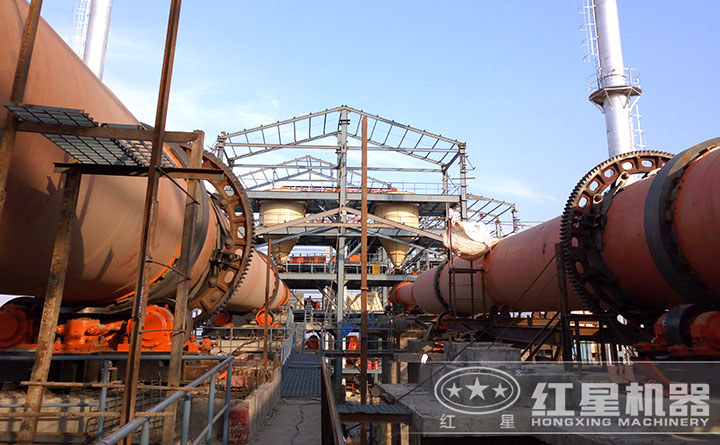 回轉窯作業現場 回轉窯作業現場