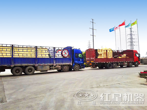 40t/h新型環(huán)保制砂生產線發(fā)貨現場 40t/h新型環(huán)保制砂生產線發(fā)貨現場