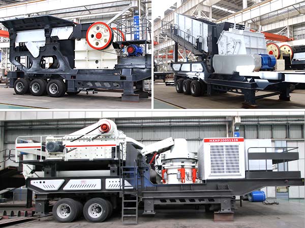 不同配置的移動碎石機(jī)