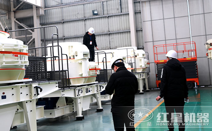 時產40噸環(huán)保制砂設備用戶