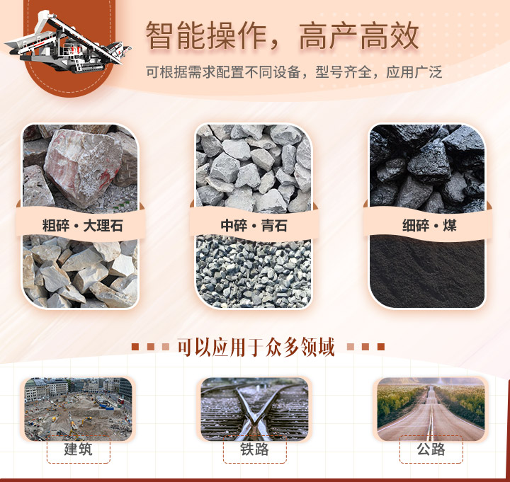 移動顎式破碎機應用范圍 移動顎式破碎機應用范圍