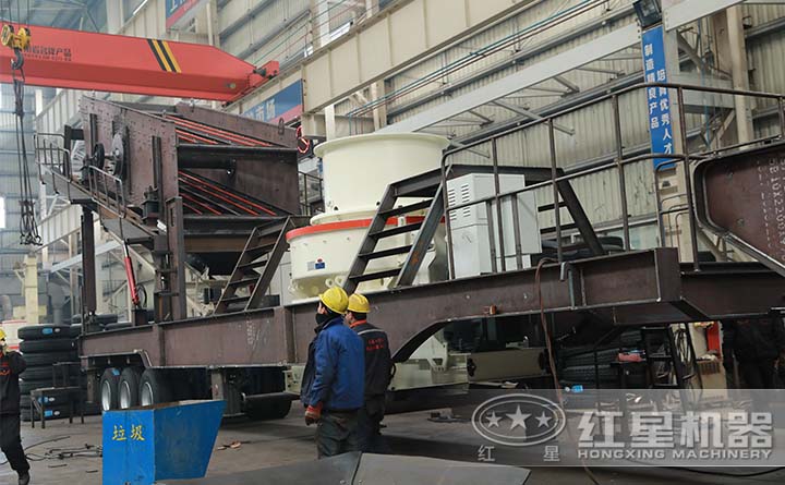 紅星移動制沙機生產車間 紅星移動制沙機生產車間
