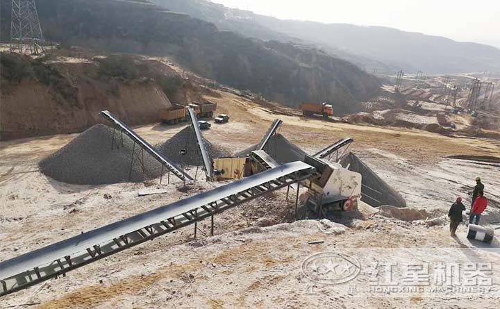 小型反擊碎石機客戶現(xiàn)場 小型反擊碎石機客戶現(xiàn)場