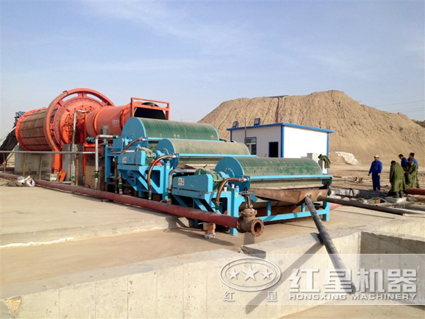 磁選作業現場 磁選作業現場