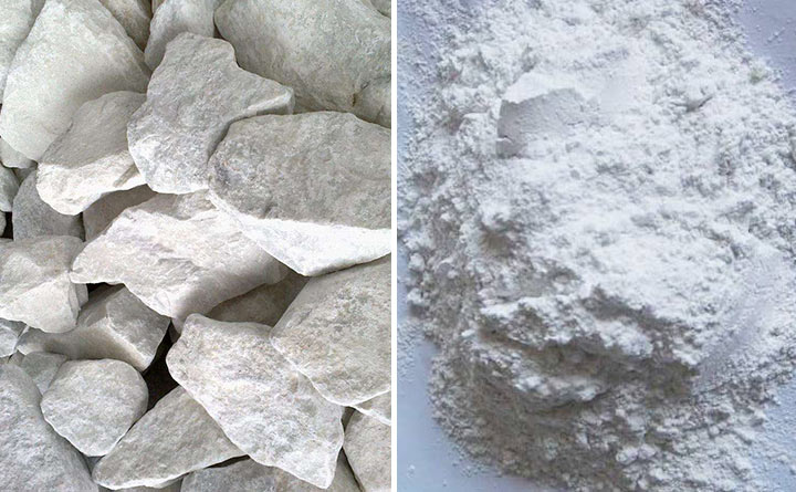 碳酸鈣磨粉前后 碳酸鈣磨粉前后
