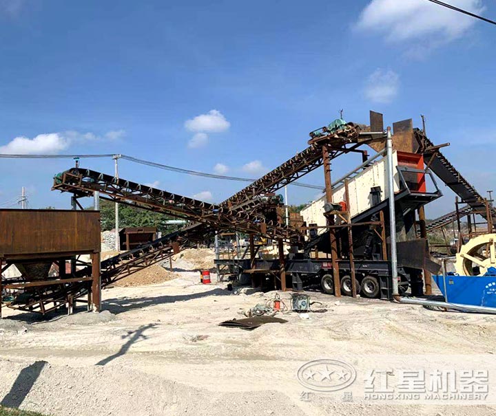 移動制砂生產線 移動制砂生產線