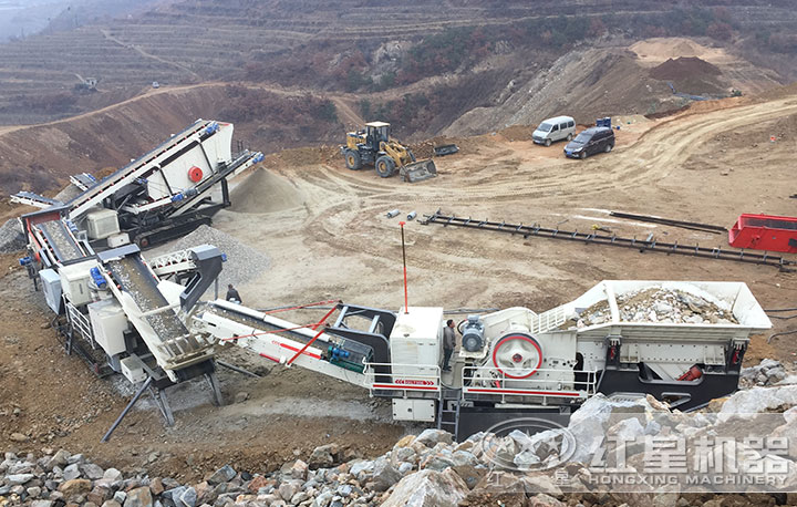 移動制砂機生產現場 移動制砂機生產現場