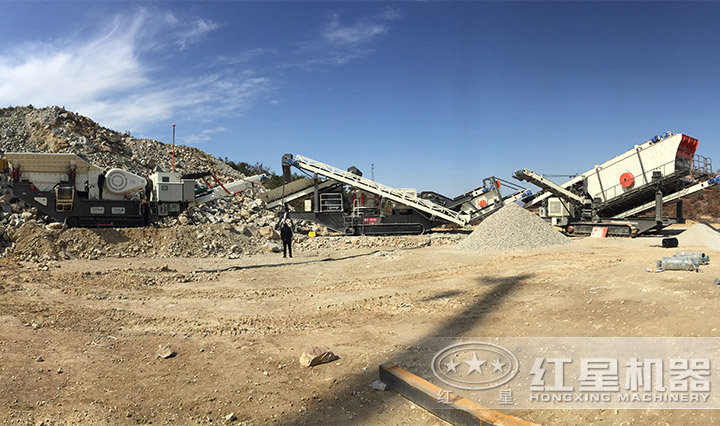 可移動碎石機現場 可移動碎石機現場