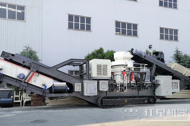 流動圓錐式碎石機(jī)設(shè)備實拍