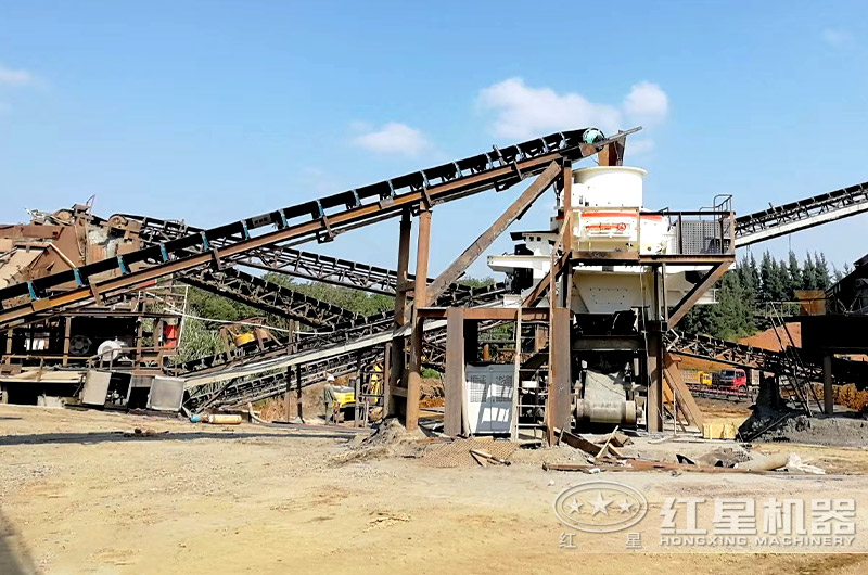 鵝卵石磨砂機現場 鵝卵石磨砂機現場