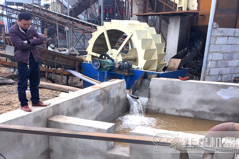 石粉洗砂現(xiàn)場(chǎng)，歡迎來考察