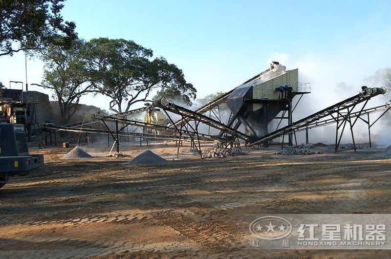 石料破碎現場 石料破碎現場