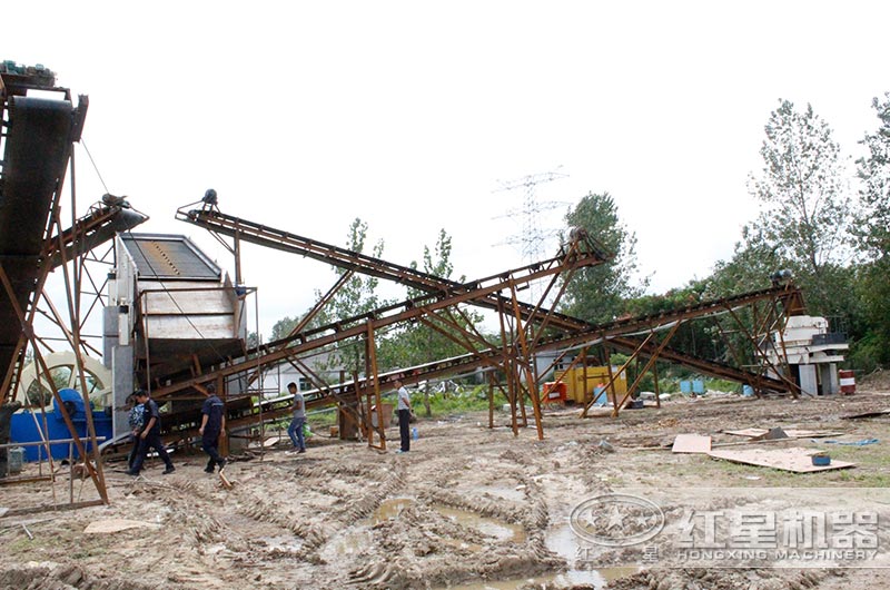 制砂生產現場 制砂生產現場